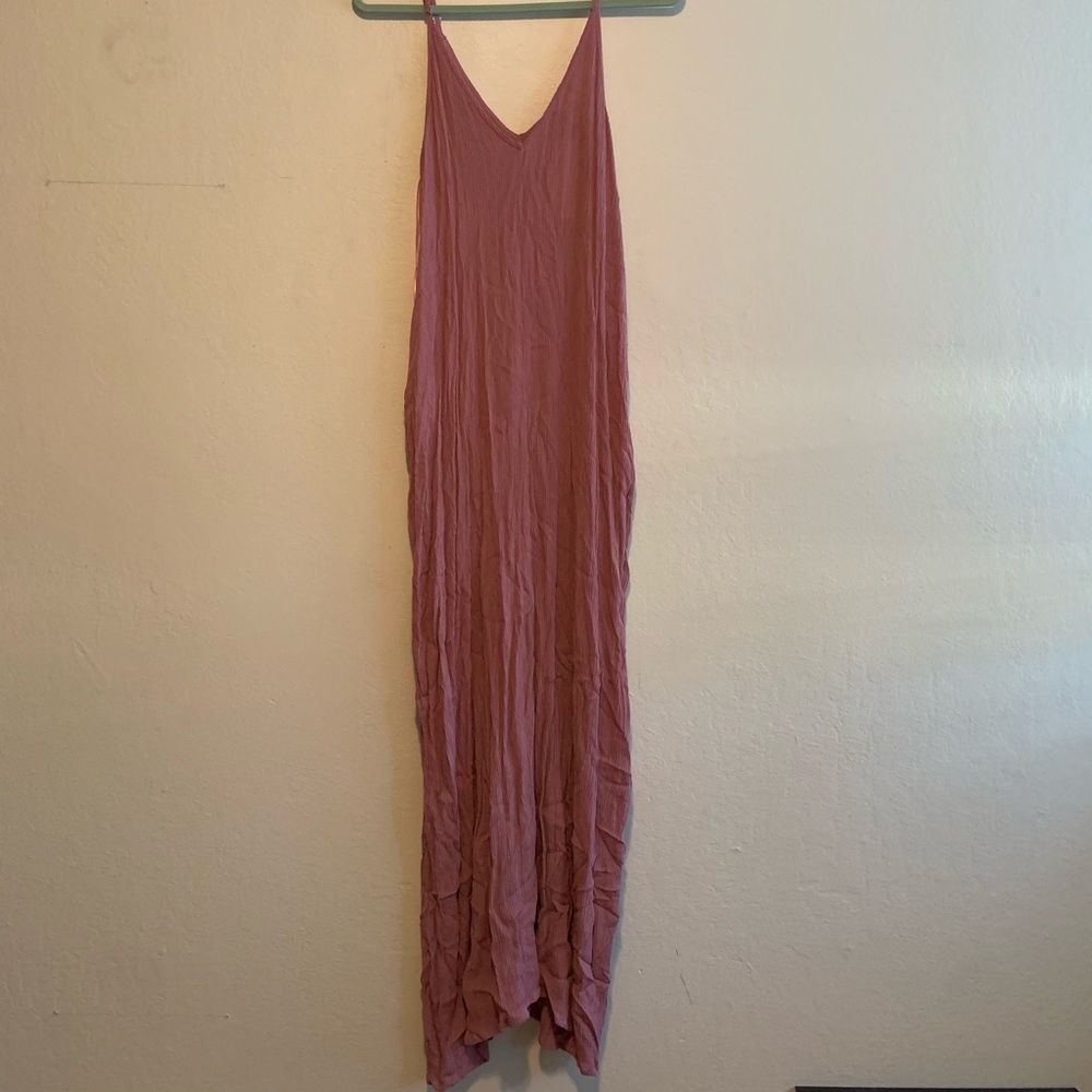 Pink maxi dress